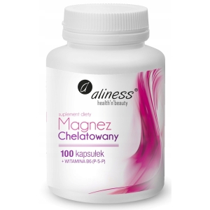Aliness Magnez Chelatowany 720mg+B6 (P-5-P) 100kap
