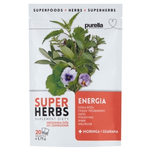 Herbata ziołowa ekspresowa Purella Superfoods 35 g