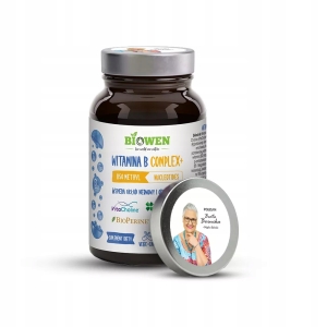 Biowen witamina B complex B1 B2 B3 B5 B6 B12 90 kapsulek