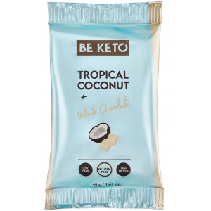 BE KETO BATON KOKOS BIAŁA CZEKOLADA 40g PROTEINOWY