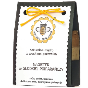 Mydło Miodowa Mydlarnia Nagietek w Pomarańczy 90 g