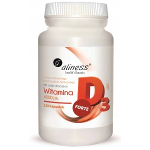 Suplement diety Aliness witamina D3 4000 j.m. 120 kapsułek