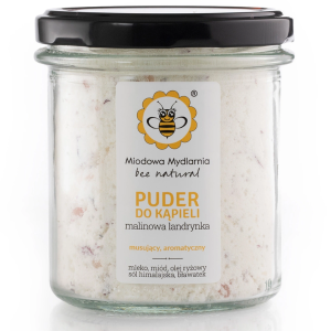 Puder do kąpieli Miodowa Mydlarnia Malinowa Landrynka