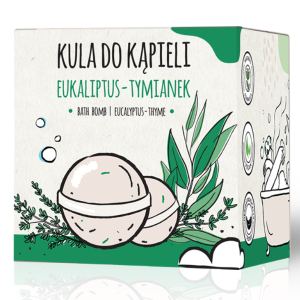 Kula do kąpieli Słomiana Pracownia Eukaliptus Tymianek 70g