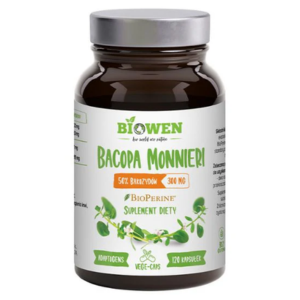 Suplement diety Biowen Bacopa Monnieri 300 mg 120 kapsułek - obrazek 2
