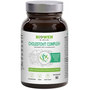 Suplement diety Biowen Cholestovit Complex 90 kaps. czerwony ryż czosnek