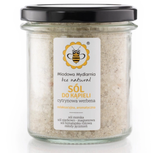 Sól do kąpieli Miodowa Mydlarnia Cytrynowa Werbena 350g