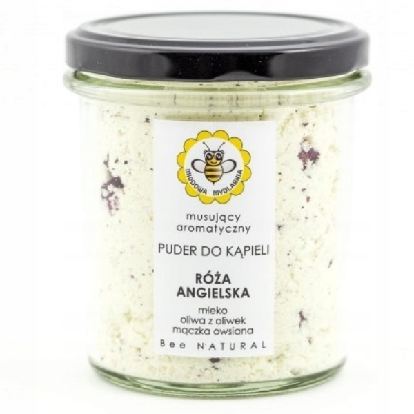 Puder do kąpieli Miodowa Mydlarnia Róża 180g