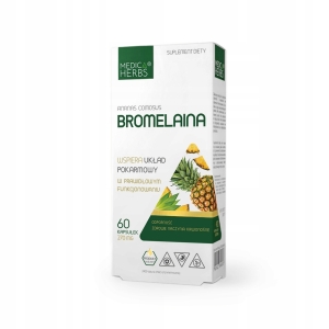 Bromelaina Medica Herbs 60 kapsułek