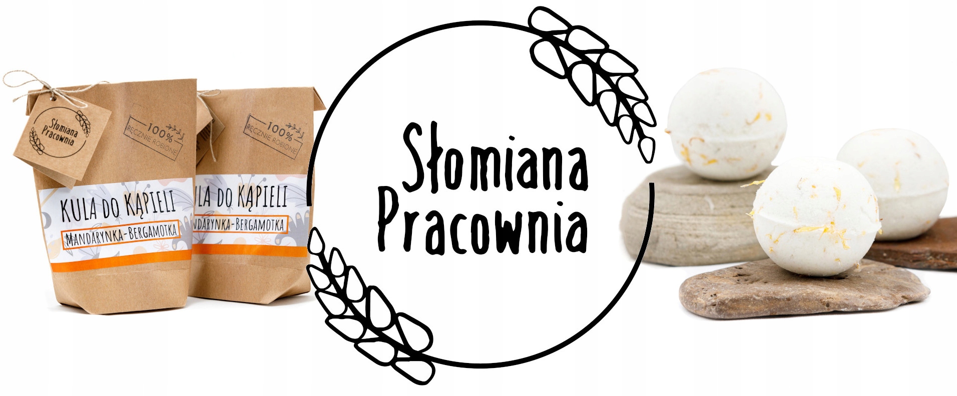 Słomiana Pracownia kula do kąpieli - obrazek 5