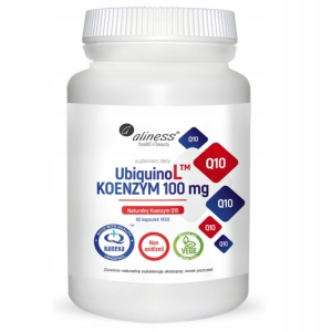 Suplement diety Aliness Ubiqinol Koenzym Q10 100 mg 60 kapsułek