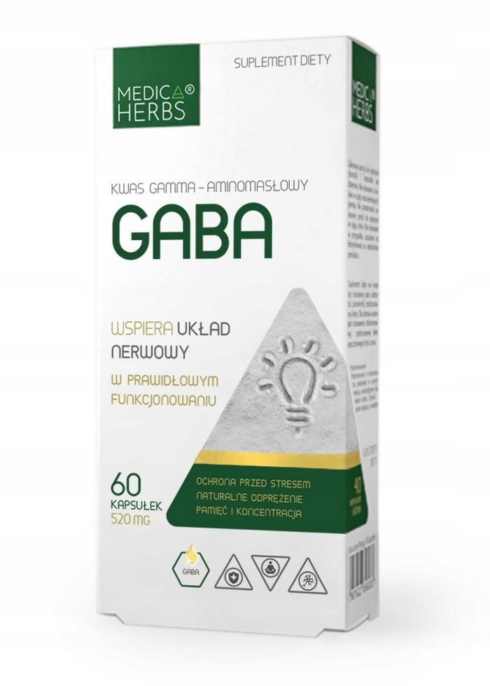 Suplement diety Medica Herbs GABA 520 mg kapsułki 60 szt.