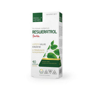 Suplement diety Medica Herbs Resweratrol Forte resweratrol kapsułki 40 szt.
