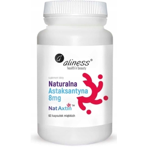 Suplement diety Aliness naturalna astaksantyna 8 mg 60 kapsułek wegańskich