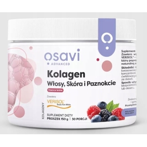 Osavi Kolagen Włosy Skóra i Paznokcie Peptydy Kolagenowe Owoce Leśne 150 g