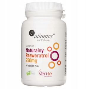 Suplement diety Aliness Naturalny resweratrol kapsułki 50 g 10 ml 60 szt.