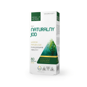 Suplement diety Medica Herbs jod 80 kapsułek bezglutenowy bez cukru