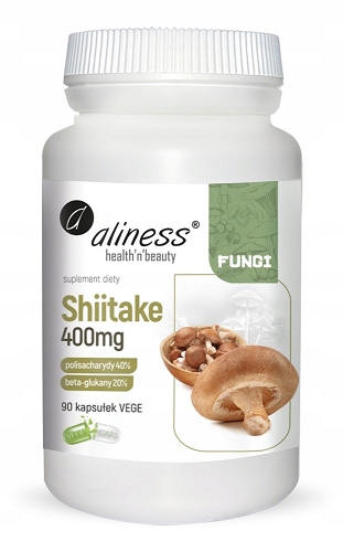 Kapsułki Aliness Reishi 400 mg 90 szt. grzyby odporność - obrazek 2