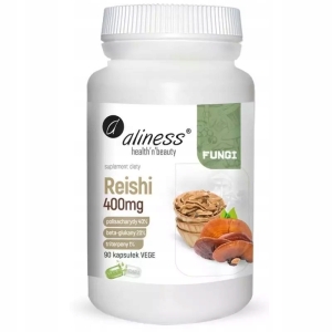 Kapsułki Aliness Reishi 400 mg 90 szt. grzyby odporność