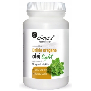 Suplement diety Aliness dzikie oregano olej light 90 kapsułek