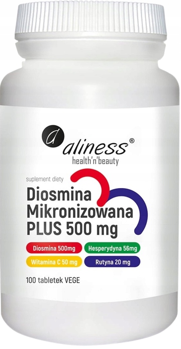 Suplement diety Aliness diosmina mikronizowana z hesperydyną 100 tab. - obrazek 2